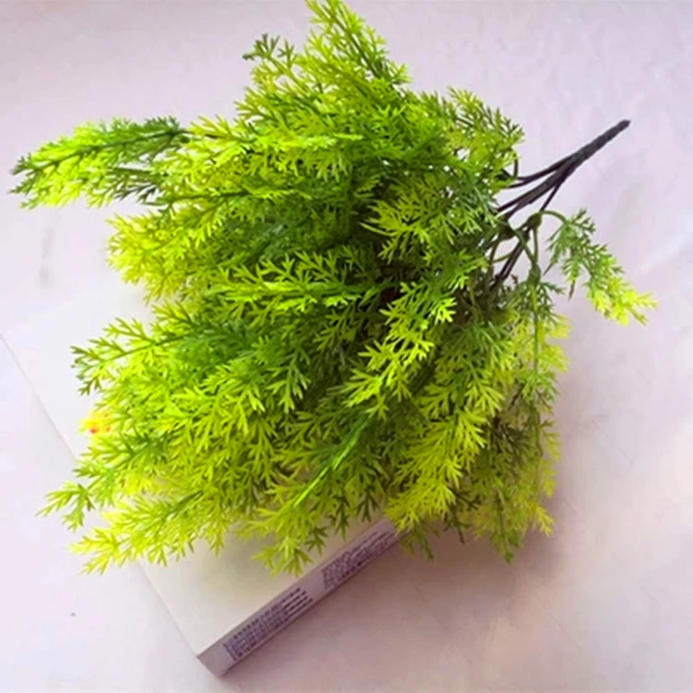 5 вилок искусственный жемчуг зеленая лоза ветви плюща настенный пластик