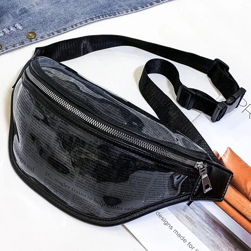 Модные женские маленькая поясная сумка Fanny Pack ПВХ сумка кошелек на пояс, Дамский кошелек, чехол для телефона чехол сумка для путешествий белый черный розовый красный зеленый