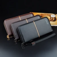 wallet male wallet men long leather mens wallets zipper purses portefeuille wallet boy purse clutch