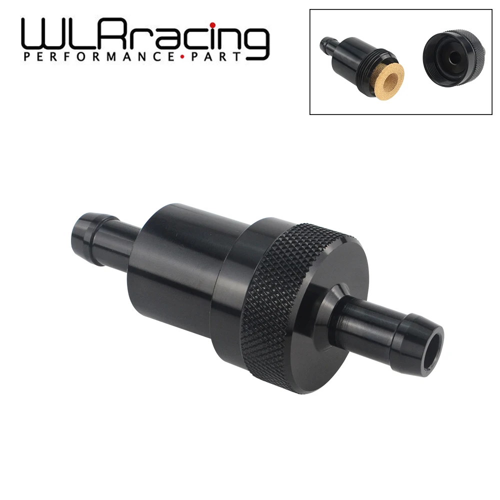 WLR RACING In Line Street топливный фильтр 5/16 &quotвпускной/Выходной полированный алюминий