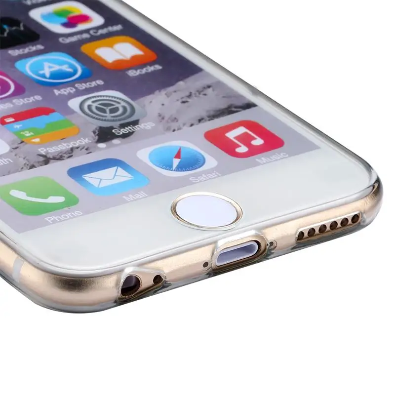 Высокое Качество Чехол Для iphone 4g 5 Г 5С 6 S Плюс Серый И Синий Рябь Прочный ТПУ
