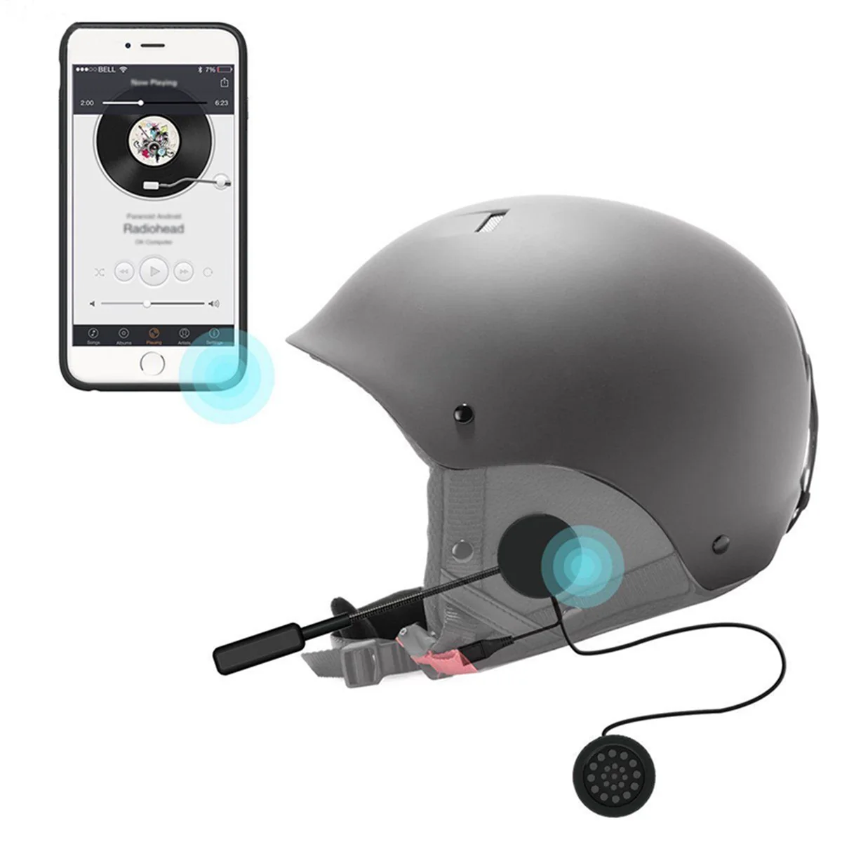 Гарнитура для мотоциклетного шлема Arpenkin Беспроводная Bluetooth гарнитура