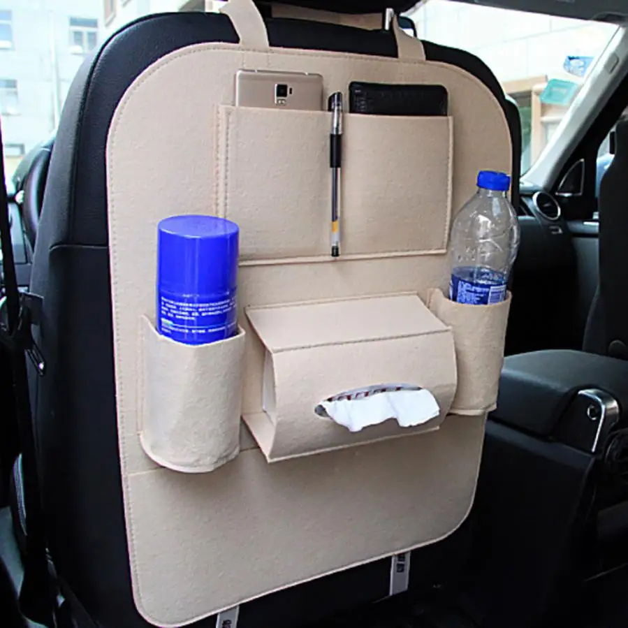 Автомобильный Стайлинг новинка автомобильное сиденье сзади многокарманная