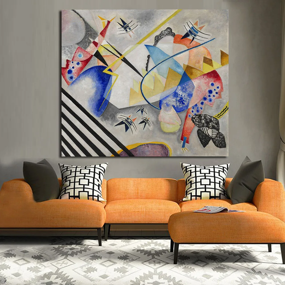 Абстрактная картина маслом JQHYART с сюрреализмом холст искусство домашний декор