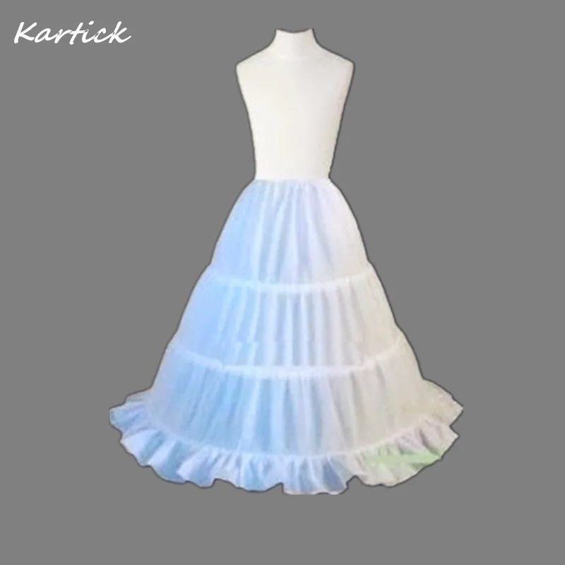 Новые брендовые белые юбки американки трапециевидной формы 3 обруча детское