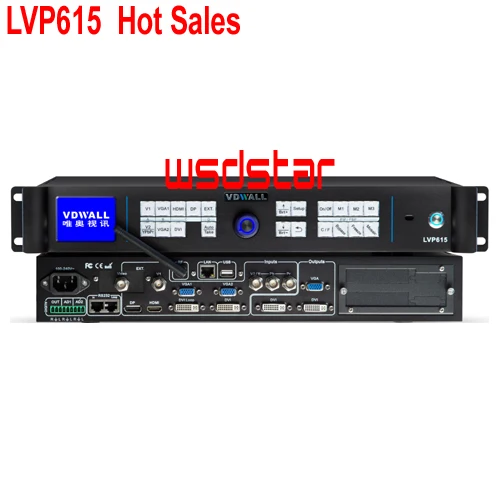 VDWALL LVP615 New Design WIFI LED Video Processor Inputs: Video/DVI/VGA/HDMI/DP/YPbPr 2304*1152 Upgrade 2019-2029 Hot Sales | Электронные