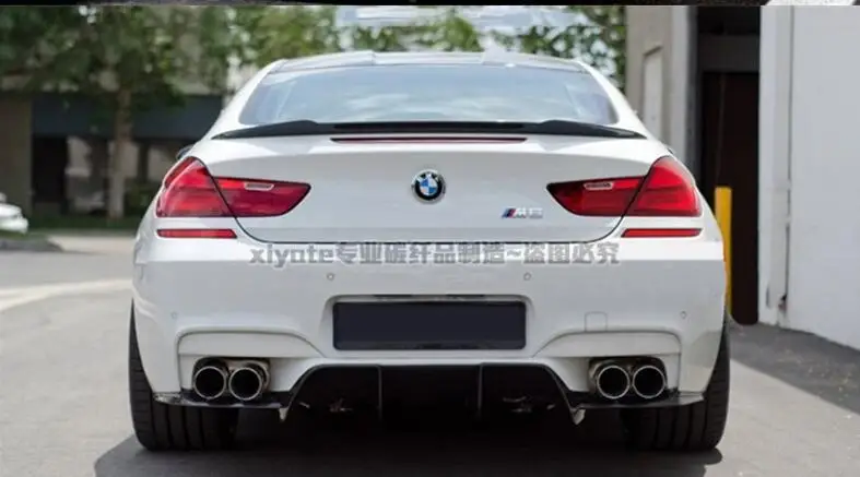 Углеродного волокна автомобилей задний багажник спойлер крыла Подходит для BMW F06