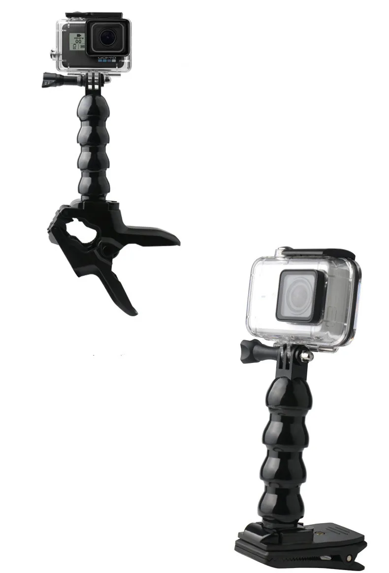 Гибкий Змеиный манипулятор с подставкой 1/4 &quotВинт рюкзак зажим для gopro hero7 6 5 4 3 +