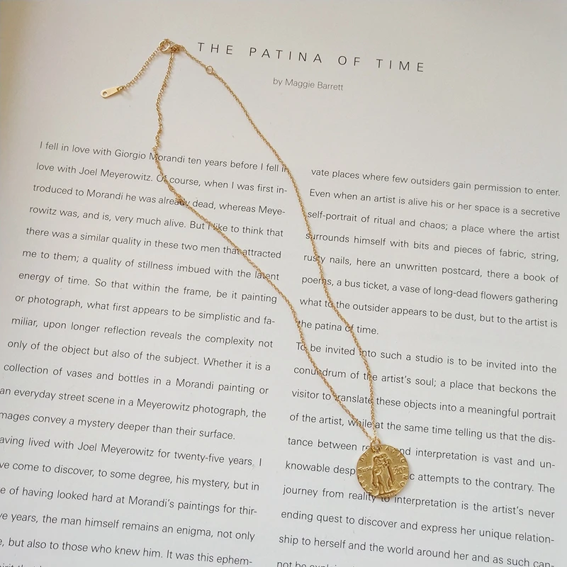 Ожерелье с подвеской монеткой для женщин серебро 925 пробы|necklace silver pendant|necklaces pendants