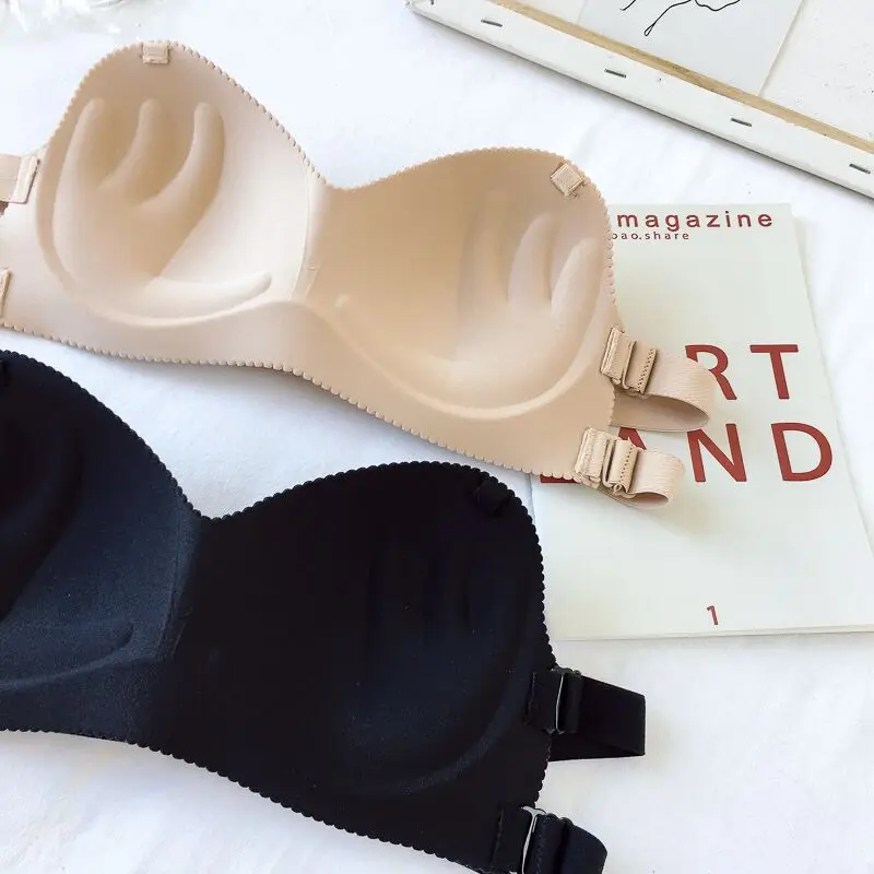 Новинка Нижнее белье пуш ап дикий антибликовый бюстгальтер без косточек следов