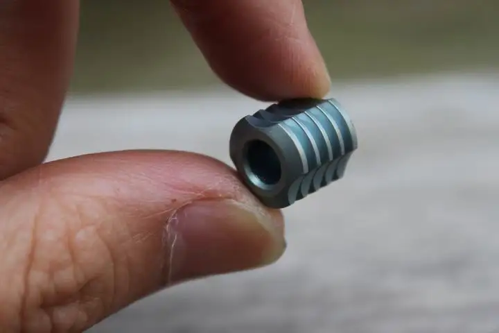 E DIY титановый сплав нож бусины нож бусы на шнурок подвеска в форме парашюта зонтик веревка кулон Открытый EDC мульти инструменты