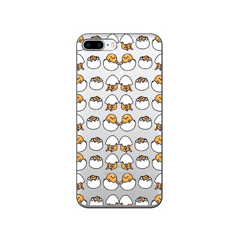 TPU Мягкий ТПУ чехол для iPhone X 8 8Plus 7 XR XS MAX 6 6S 6Plus 5s 11 11PRO SE с изображением смешной Гудетама - Цвет: TPU