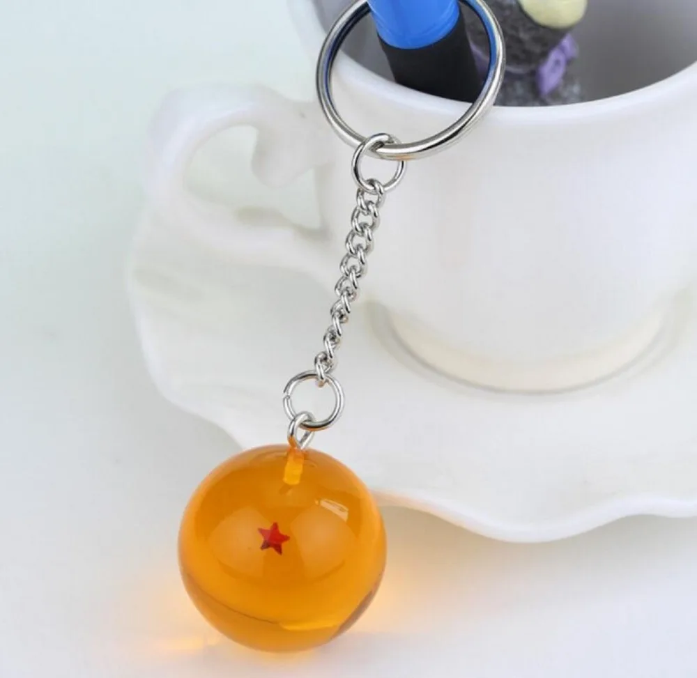 New Dragon Ball Z 7 Stars Balls 2.7cm PVC Figures Toys Keychain Pendant Star Keyring Cartoon Fans For Gifts | Игрушки и хобби