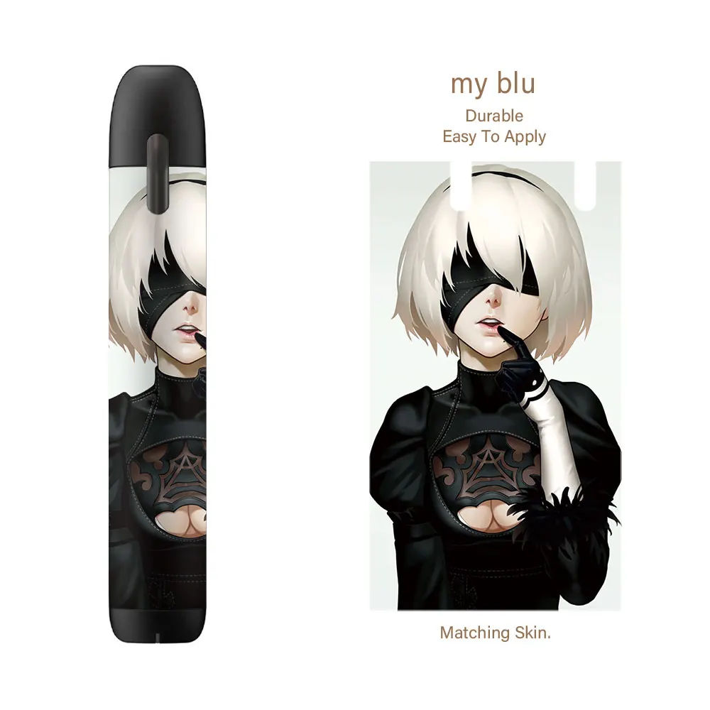 SHIODOKI 2 Упаковка myblu наклейка для кожи для Pax my blu технология 2.5D ультра тонкая защитная наклейка для myblu обертывания чехлы-аниме девушка - Цвет: DM0025