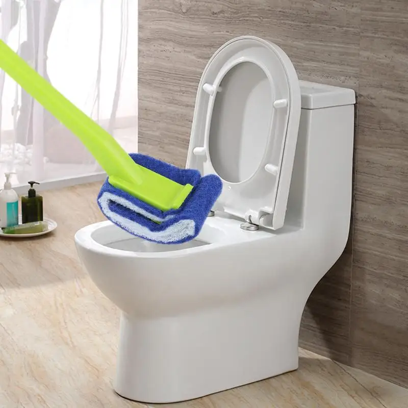 36.5cm Plastic Nylon Fiber Toilet Cleaning Brush Long Handle Scrub Bathroom Accessories Lavatory Tools | Дом и сад