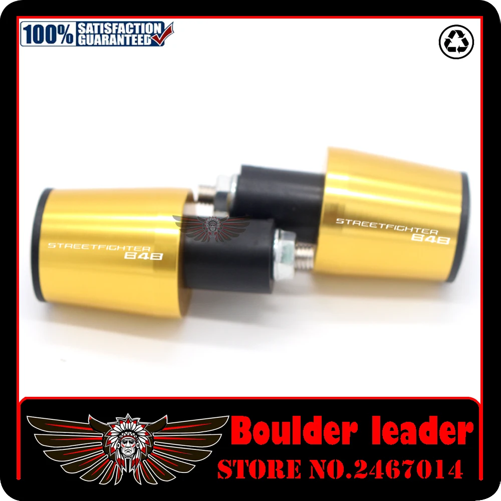 Motorcycle Accessories 7/8'' 22MM Handlebar Grips Handle Bar Cap End Plugs For Ducati STREETFIGHTER 848 2012 2013 2014 2015 |