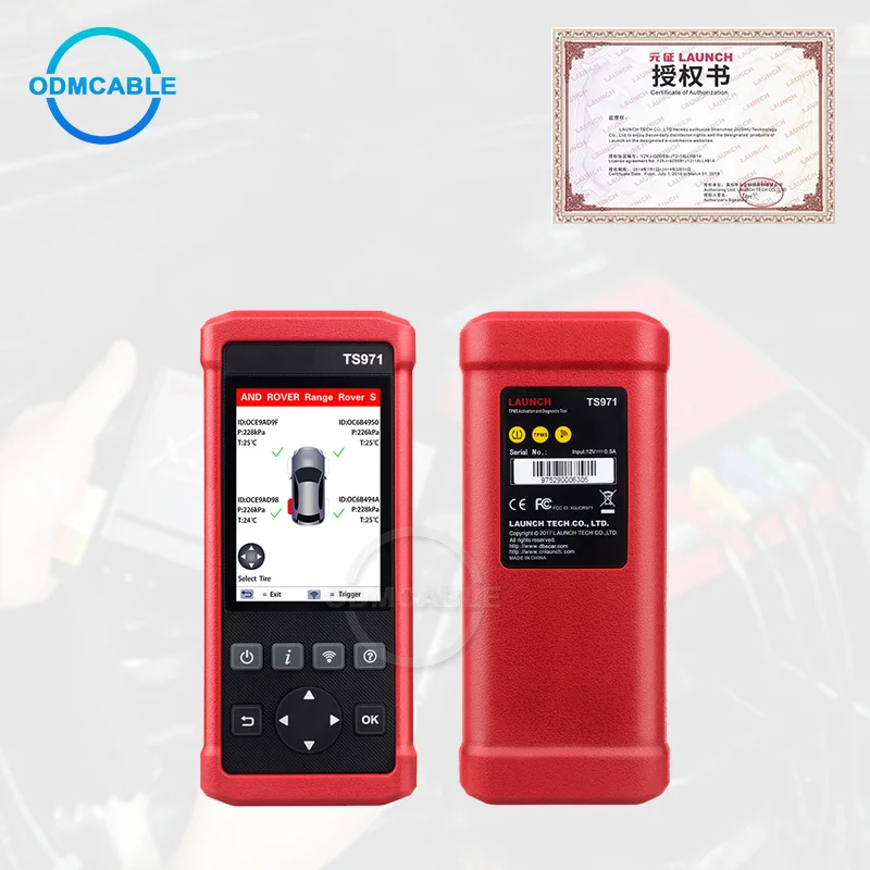 Запуск TS971 TPMS инструмент для активации Bluetooth беспроводной Ts971 датчик давления в