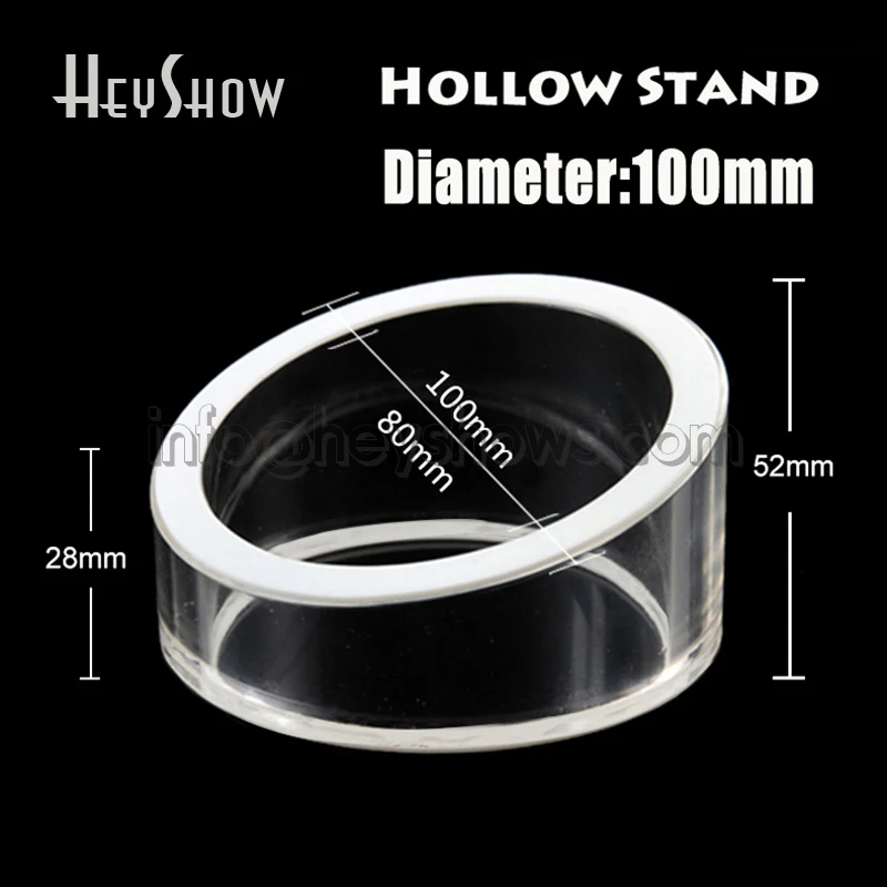 Hollow 10cm Акриловый планшет Подставка для Ipad держатель круглый IPhone Прозрачная основа прозрачный телефон пьедестал для Apple samsung Xiaomi huawei магазин - Цвет: Hollow 10cm