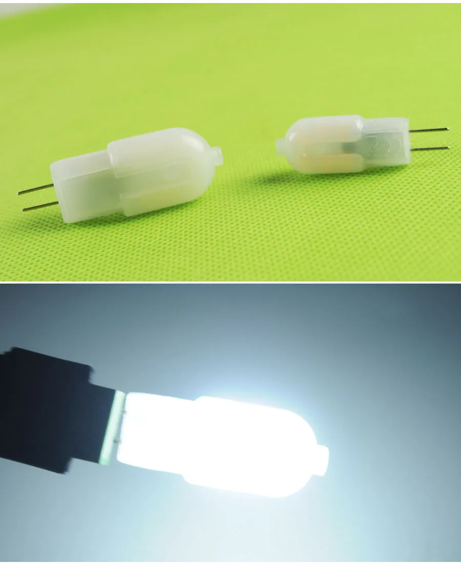6 шт с регулируемой яркостью(12 V/220 V Мини светодиодный G4 COB Светодиодный лампа 4 Вт 6 Вт DC/AC 360 угол люстра Замена галогеной лампада ампулы Bombilla