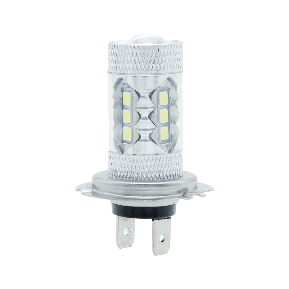 Белая супер яркая автомобильная лампа 80 Вт h7 led cree chip противотуманная фара задние