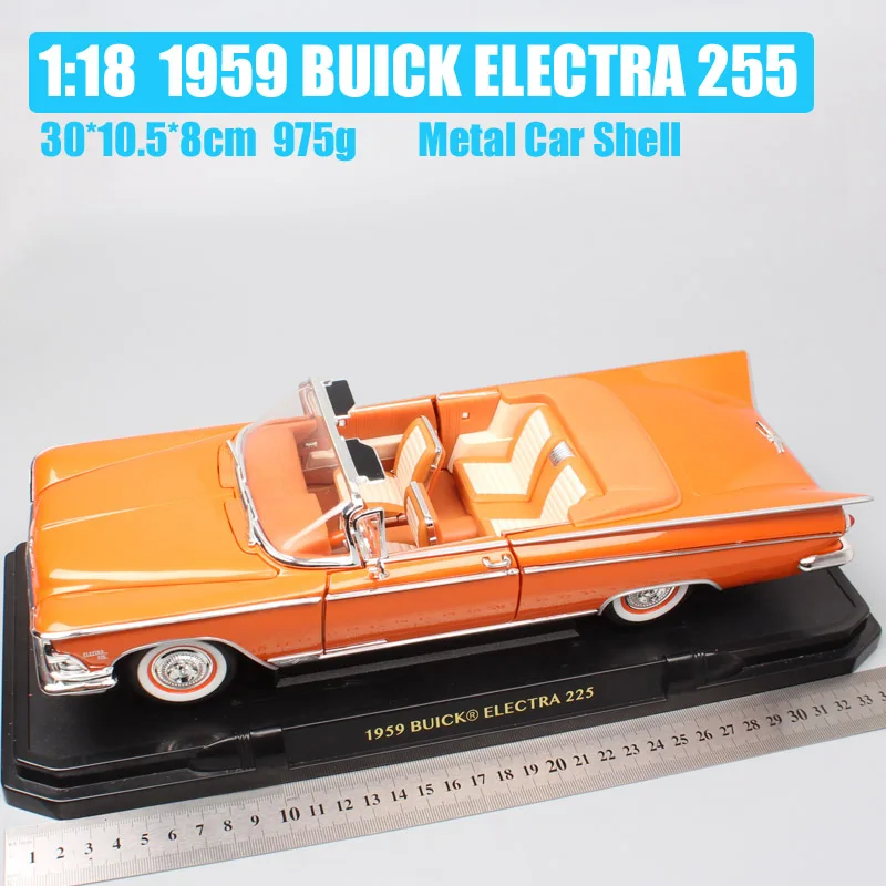 Классическая роскошная модель 1/18 GM 1959 BUICK ELECTRA 225 винтажная металлическая литая под давлением модель автомобиля игрушка Коллекция thumbnails boy