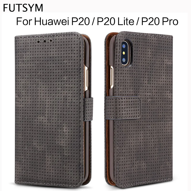 Чехол бумажник с откидной крышкой для huawei P20 Lite Pro кожаный магнитный роскошный