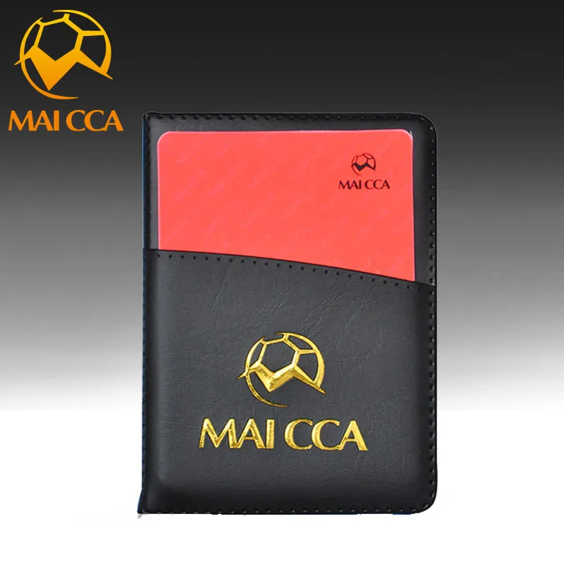 Полезный Спортивный Футбольный рефери кошелек для ноутбука с красной картой и