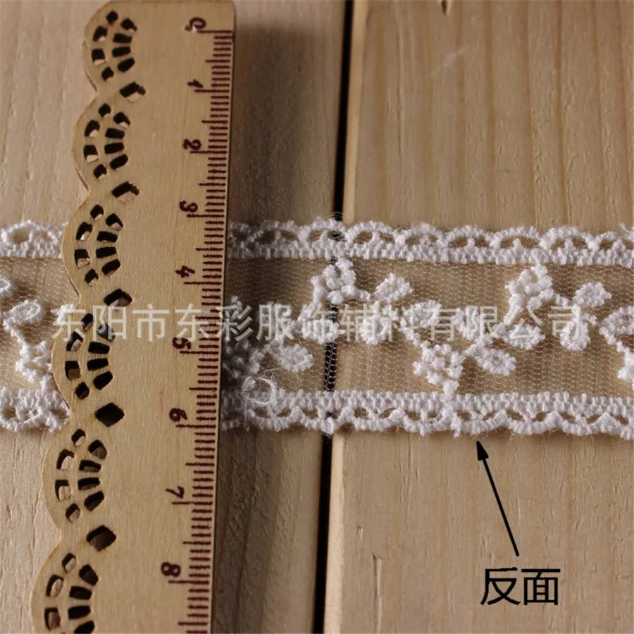 

15yards*3 cm High Quality White Lace Ribbon Embroidery Organza Lace DIY Sewing Handmade Supplies Clothes Fashion Accessories