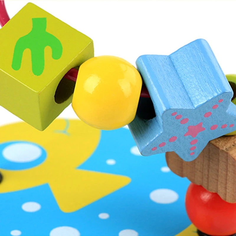 Детские деревянные морские серии детские математические игрушки бусины