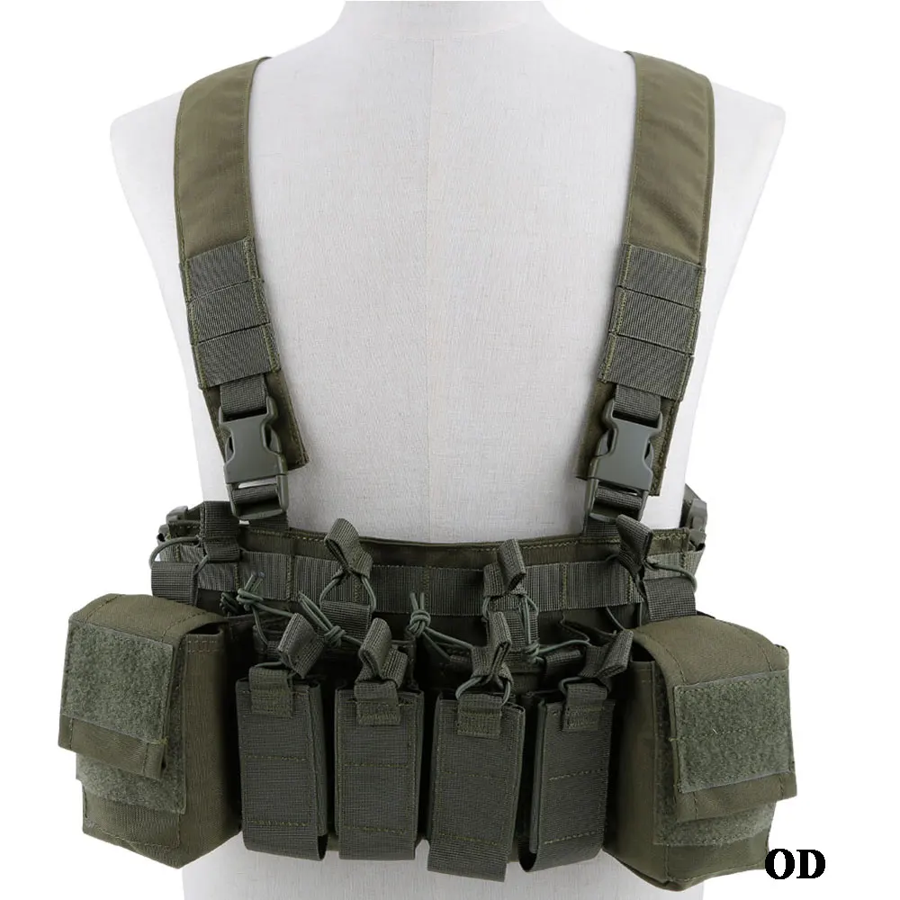 Army Green Армейская тактическая D3 нагрудная установка, жилет-носитель, бронежилет, винтовка, пистолет, подсумок CRX, аксессуары для охотничьего оборудования 5,56 7,62 - Цвет: Army Green