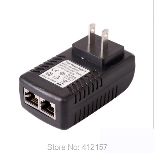 POE адаптер для камеры видеонаблюдения 48 В 0 5 А|plug us|plug ethernetplug eu |