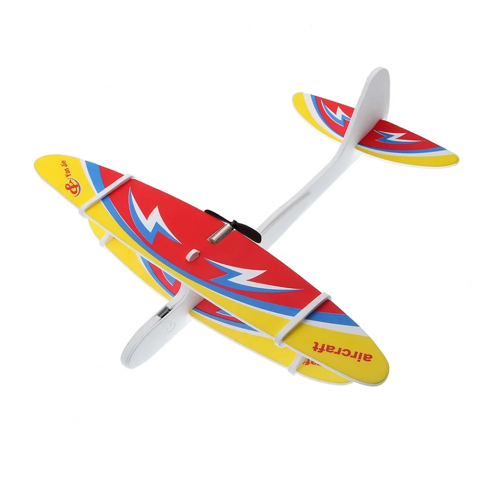 2019 DIY биплан планер пена питание летающий самолет перезаряжаемый Электрический