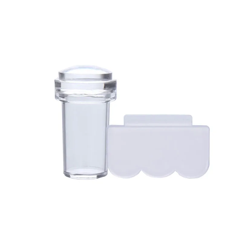 Clear Stamping Seal AddFavor шаблон для штамповки ногтей DIY инструмент для штамповки лака для ногтей из нержавеющей стали для маникюра штамповочная пластина гель-Арт печать штамп наборы - Цвет: Clear Stamping Seal