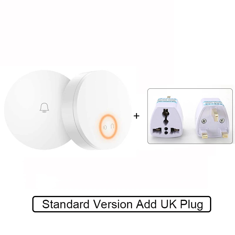 Standard Version UK Беспроводной дверной звонок xiaomi linptech wifi с функцией интеллектуального управления функцией памяти mi jia mi home APP - Color: Standard Version UK