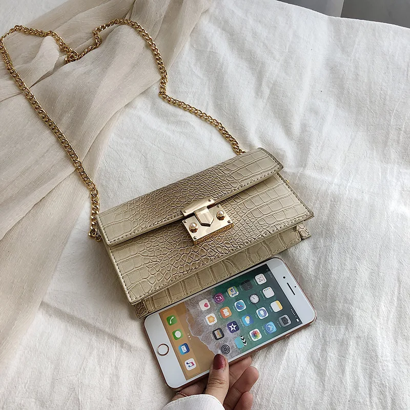 Мода 2019 г. металлический замок мини небольшой площади пакет сумка Crossbody посылка