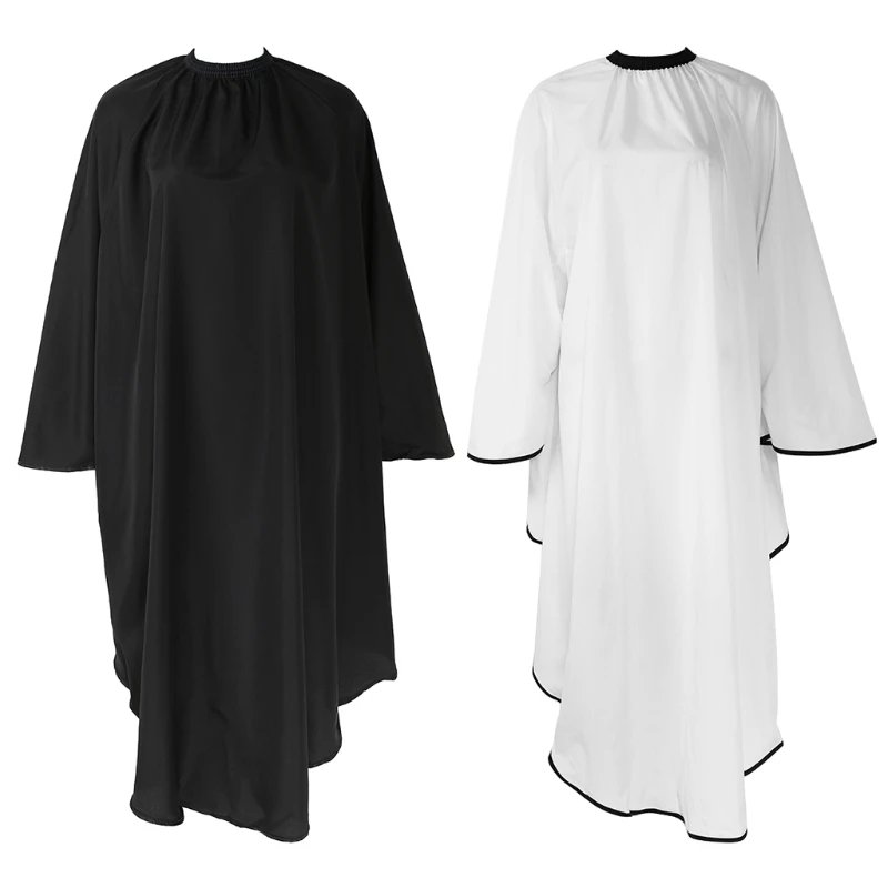 

New Adult Waterproof Barber Hair Cutting Cape Salon Hairdressing Cloth with Cuff Hair Cut Barbers Cape Hairdressing Apron