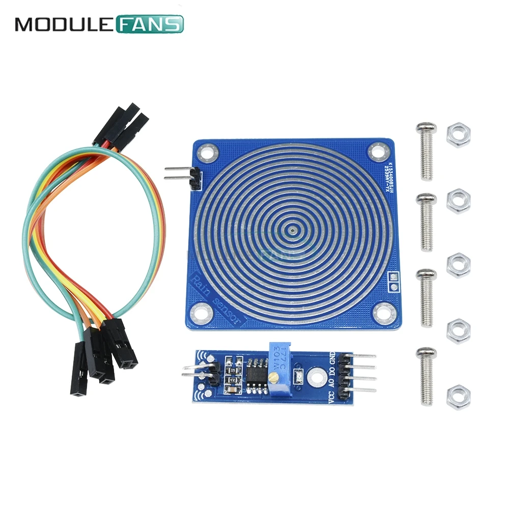 LM393 влажности обнаружения Сенсор модуль снег дождь дождевые капли для Arduino диск