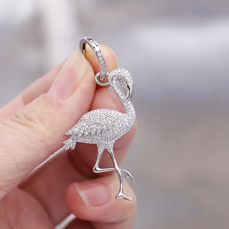 Женские серьги в виде фламинго Red Trees модные ювелирные украшения на день рождения
