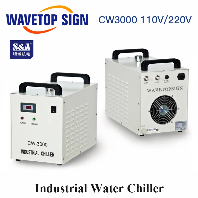 S & A CW3000 промышленный охладитель воды для CO2 лазерной гравировки режущая машина