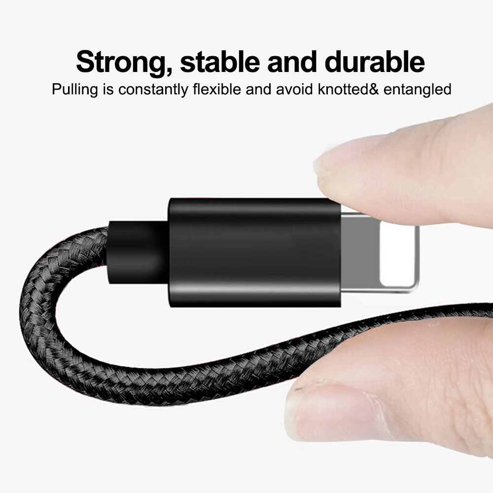 Swalle 3 в 1 USB кабель для iPhone xr Android зарядный кабель Micro зарядное устройство Шнур для мобильного телефона Micro usb type C кабель зарядного устройства