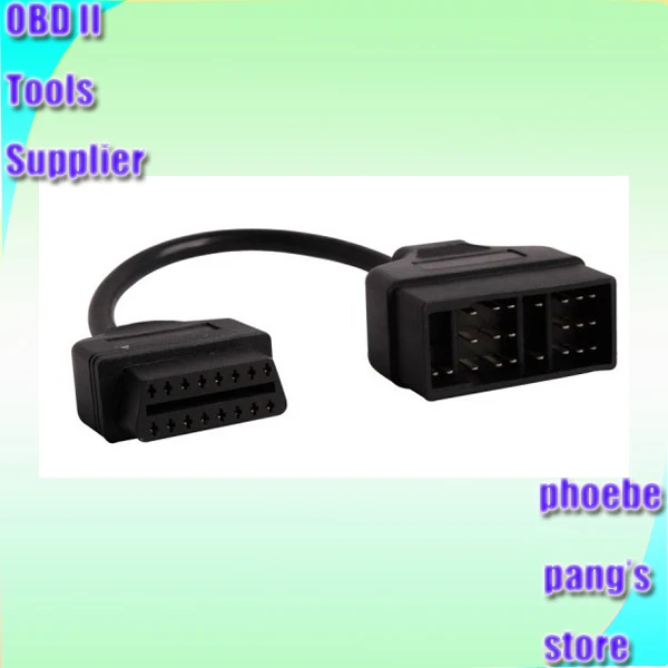 Для Toyota 22 Pin To 16 Female OBD 2 obdii obd2 кабель переходник автомобильный диагностический