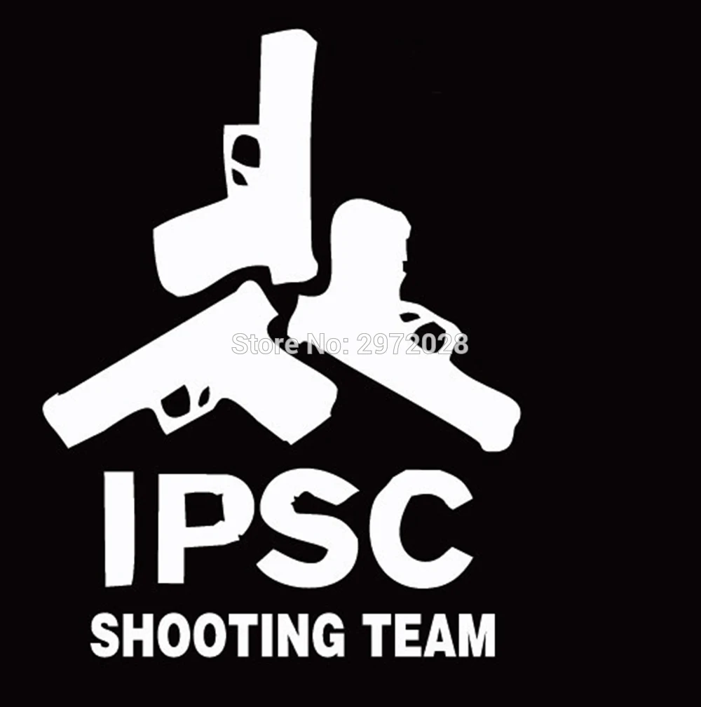 Новый дизайн IPSC съемки команда светоотражающий материал Авто Наклейка с