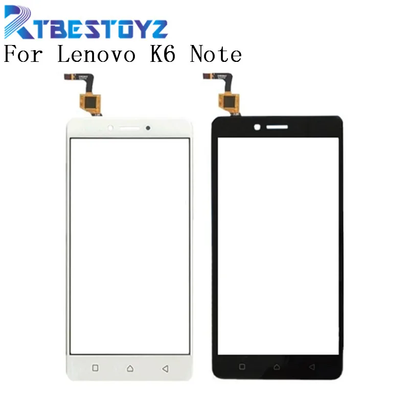 

RTBESTOYZ мобильный телефон сенсорное стекло для Lenovo K6 Note сенсорный экран стекло дигитайзер Сенсорная панель Сенсорное Стекло Датчик объектива