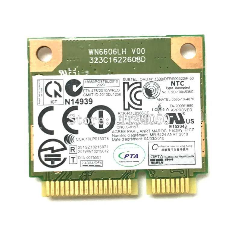 Беспроводная карта Lenovo ThinkPad RTL8188CE T420 X220 T430 X230 E430 T520 b/g/n 60Y3249 RTL8188 WLAN Wi-Fi | Компьютеры