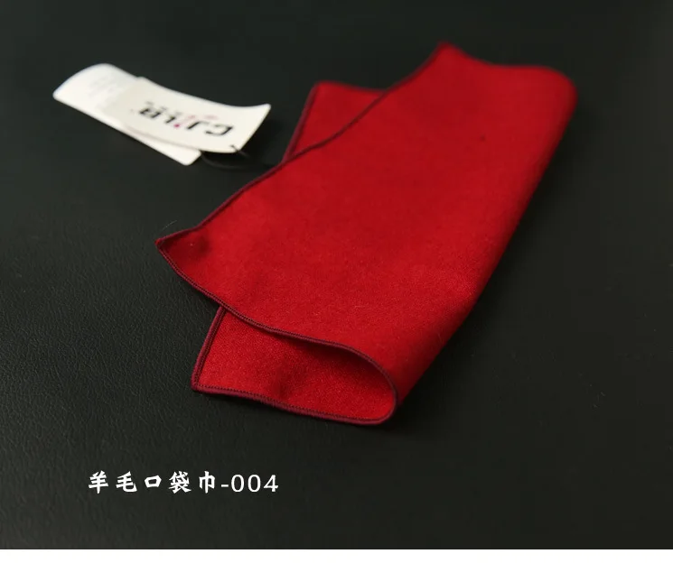 Hankerchief Шарфы для женщин плед Бизнес костюм платки шерсть Повседневное Для мужчин с карманами площади 24x24 см 10 шт./лот