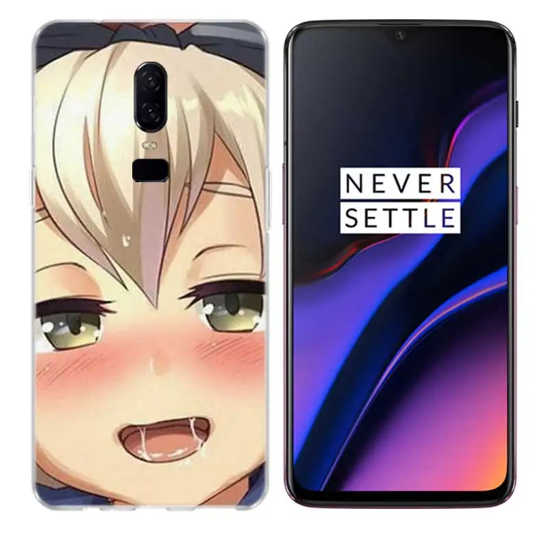 Милый мягкий силиконовый чехол из ТПУ с рисунком аниме для девочек OnePlus One Plus 7 Pro 5