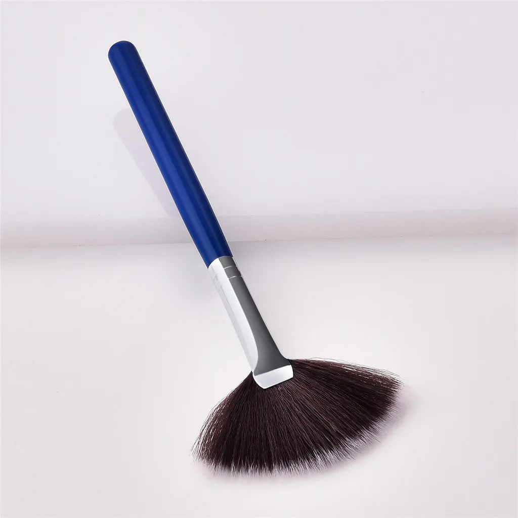 Beauty meakup 1 шт. кисть веер форма красота косметика растушевка хайлайтер контур