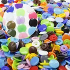 Круглые пластиковые застежки-кнопки T5, 50 комплектов, 12 мм, простыня, кнопки для одежды, аксессуары для детской одежды