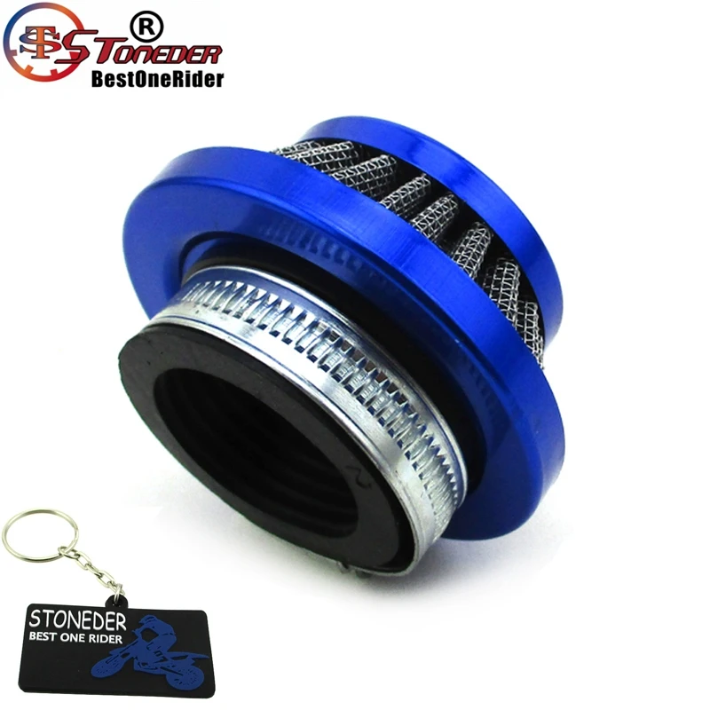Голубой воздушный фильтр STONEDER 35 мм для SDG Stomp Kayo Sunl 50cc 90cc 110cc 125cc Pit Dirt Bike ATV Quad