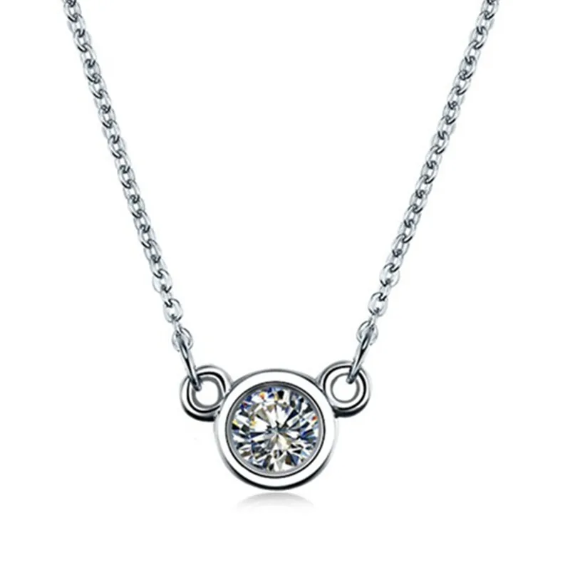 OEM чистый белый женский заказной 0.5CT круглая огранка Сердца и стрелы SONA имитирует